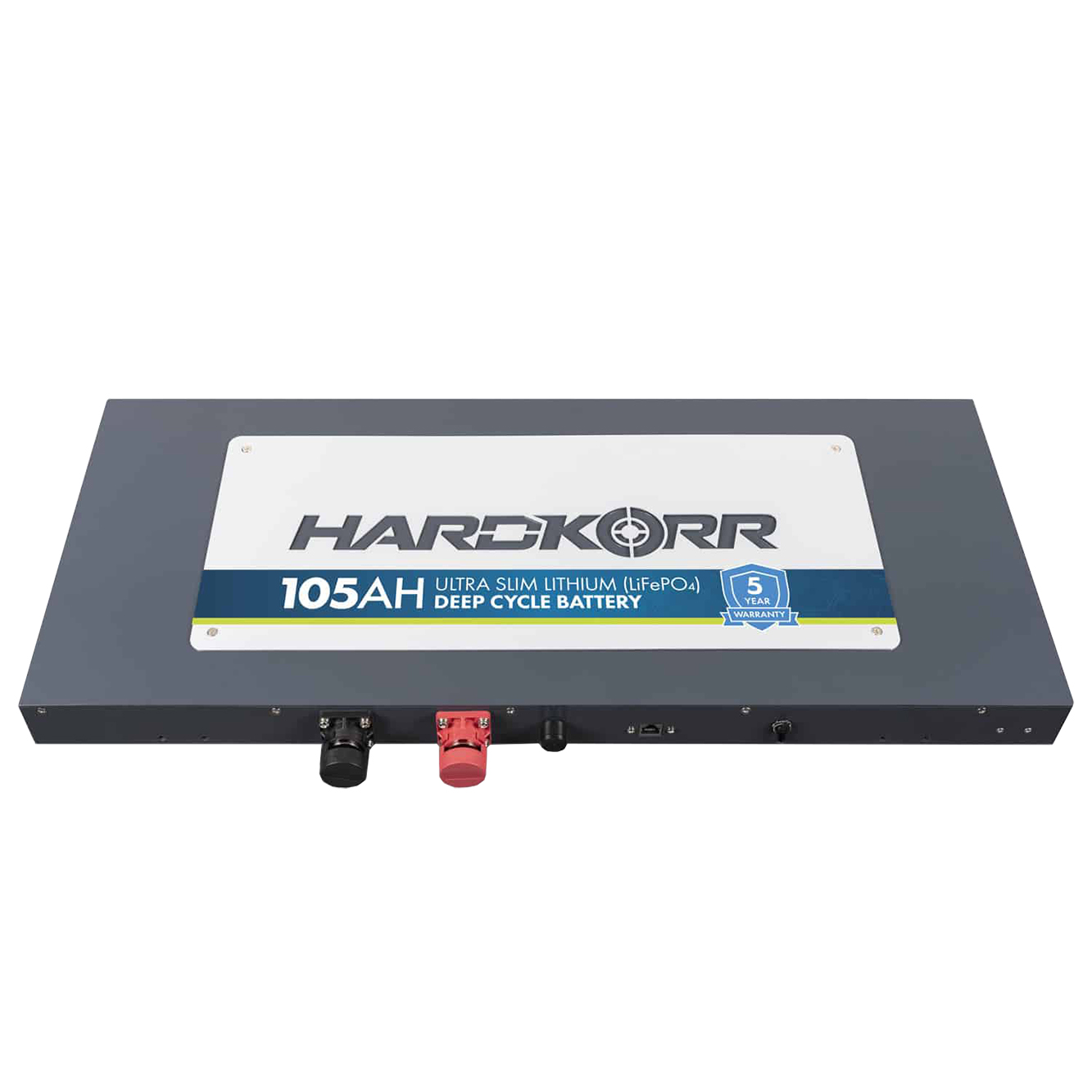 HARDKORR 105Ah Ultraslim Lithium (LIFEPO4) Battery with Bluetooth - HKPBATLSL105